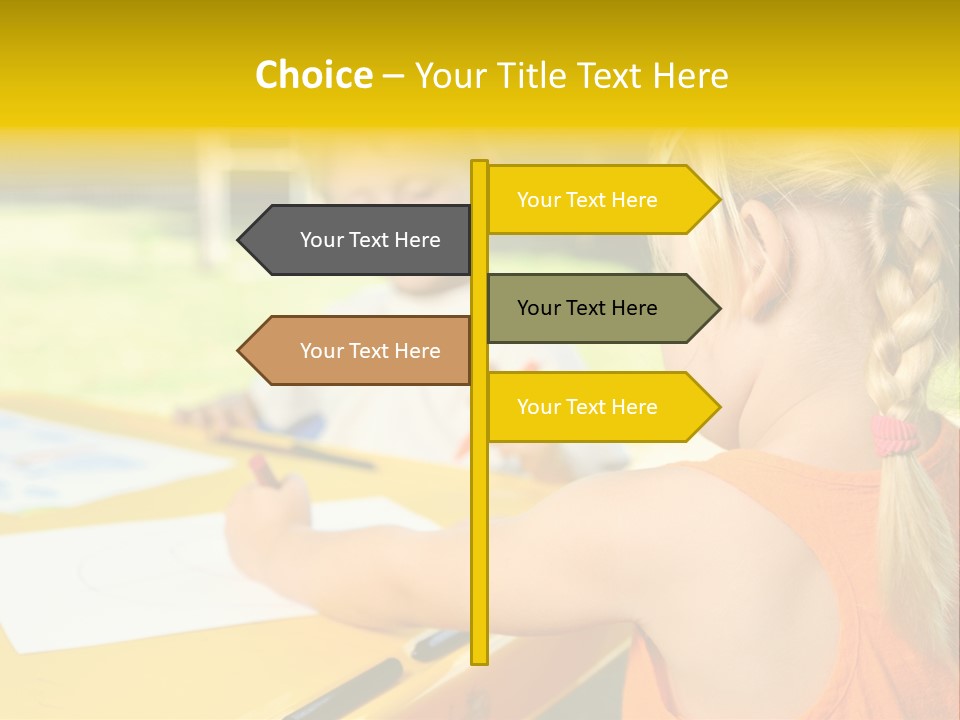 Kid Child Picture PowerPoint Template