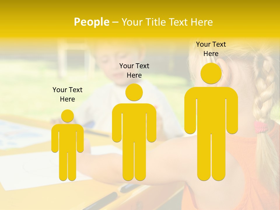 Kid Child Picture PowerPoint Template