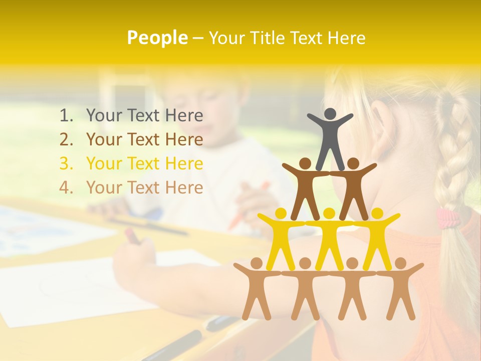 Kid Child Picture PowerPoint Template