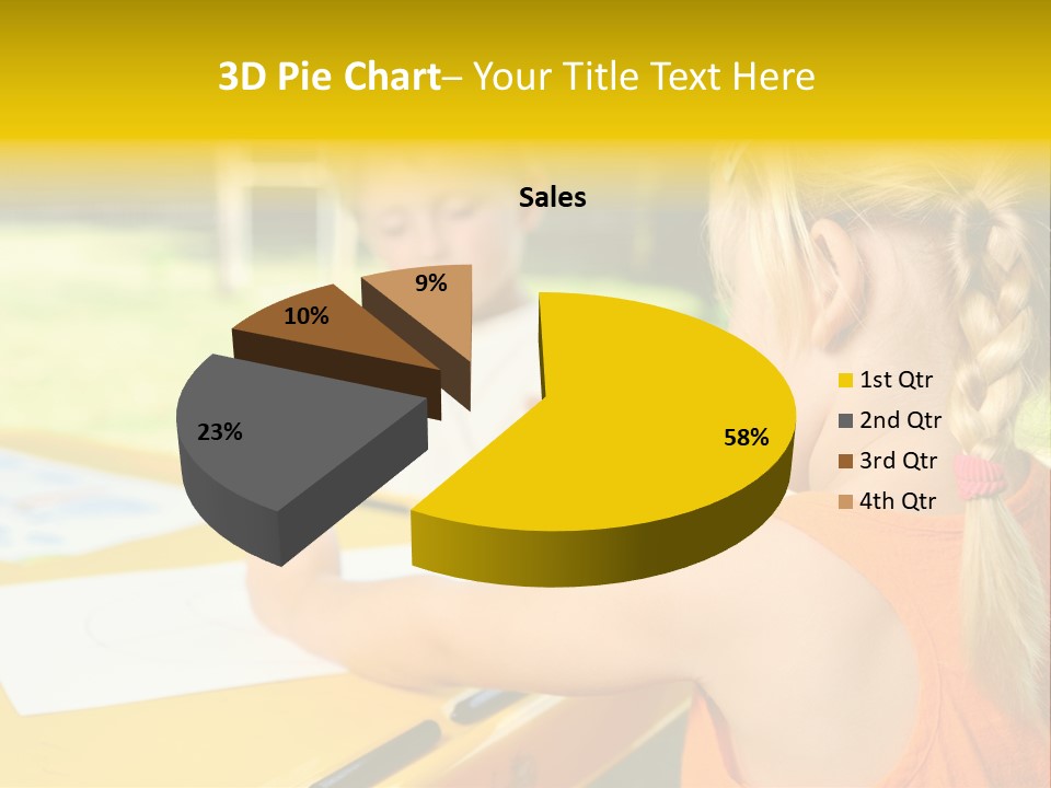 Kid Child Picture PowerPoint Template