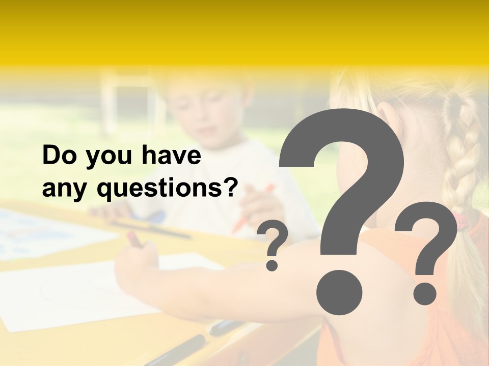 Kid Child Picture PowerPoint Template