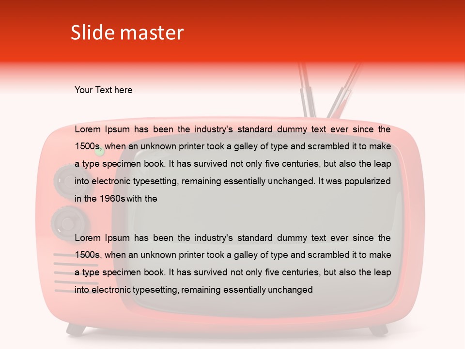 Retro Vintage Symbol PowerPoint Template