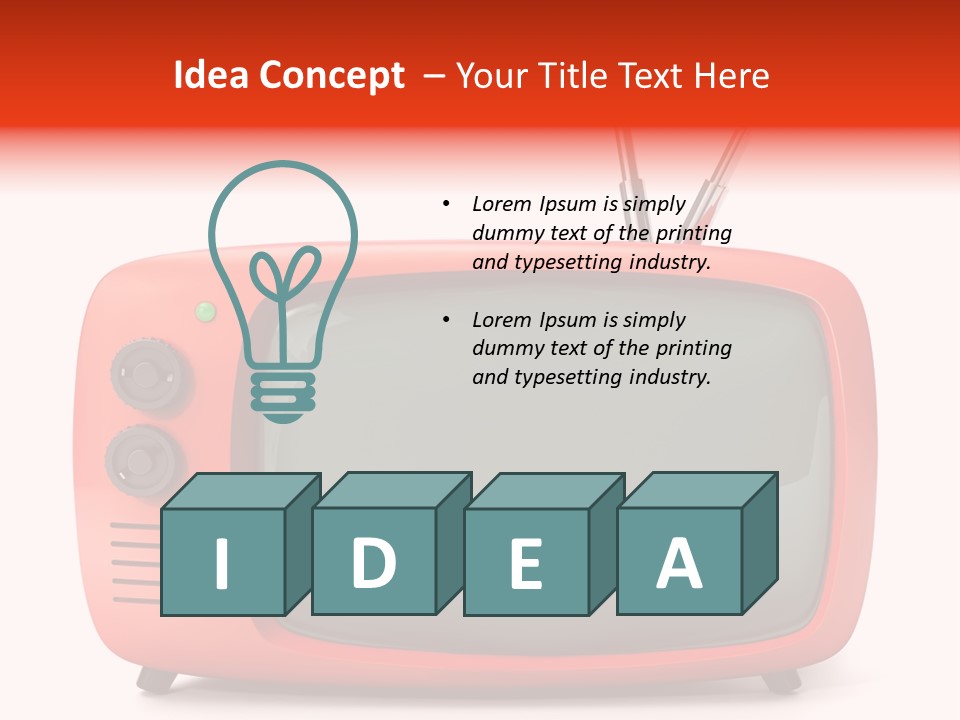 Retro Vintage Symbol PowerPoint Template