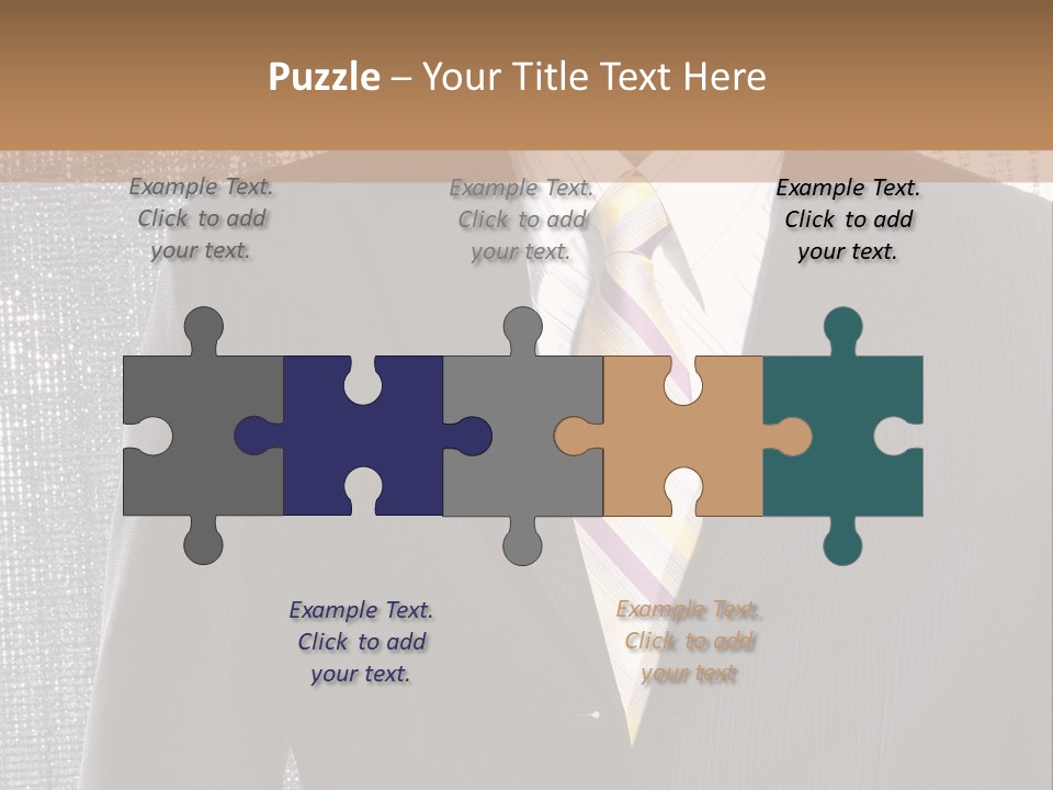 Boss Look Career PowerPoint Template