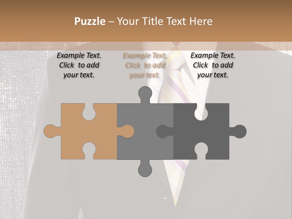 Boss Look Career PowerPoint Template