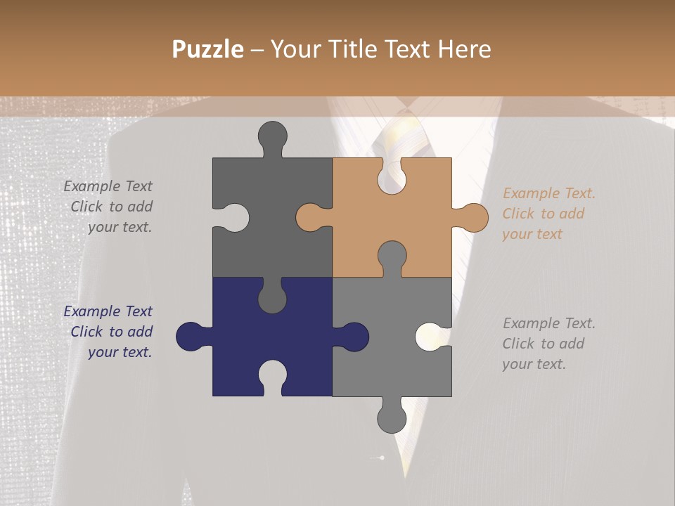 Boss Look Career PowerPoint Template