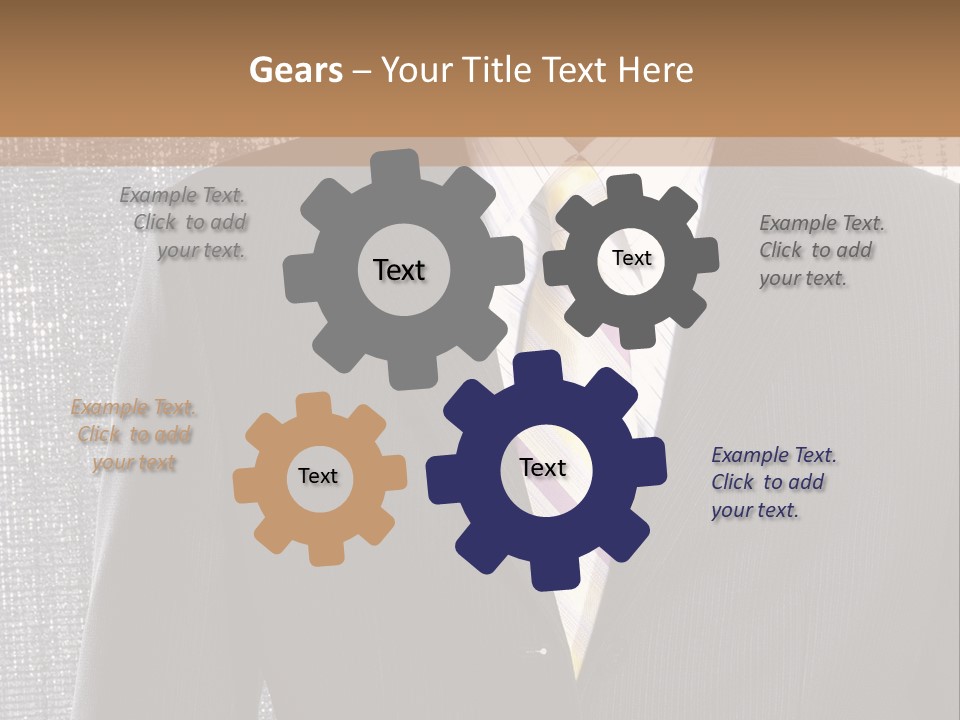 Boss Look Career PowerPoint Template