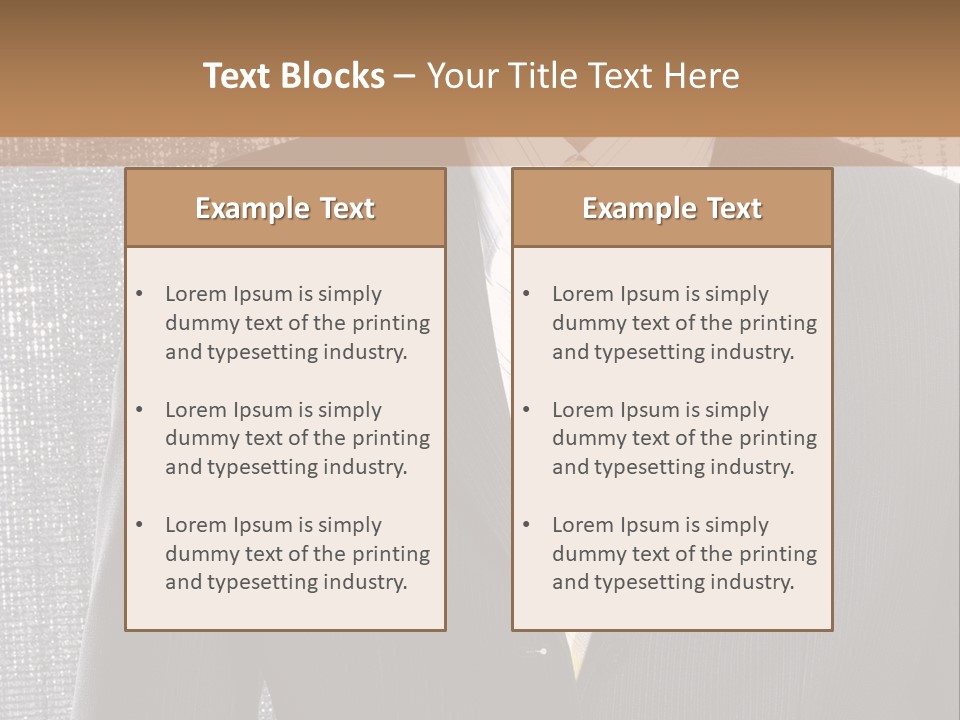 Boss Look Career PowerPoint Template