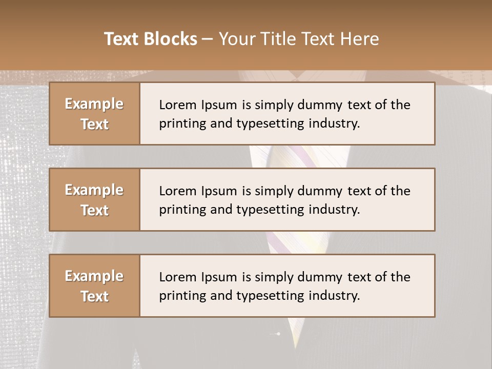 Boss Look Career PowerPoint Template