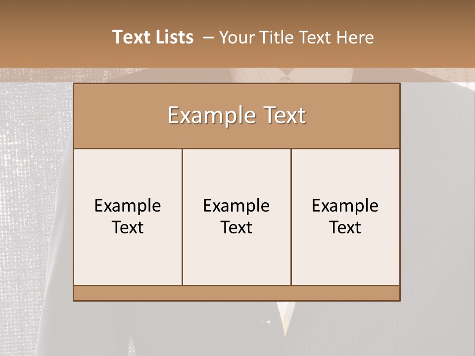 Boss Look Career PowerPoint Template