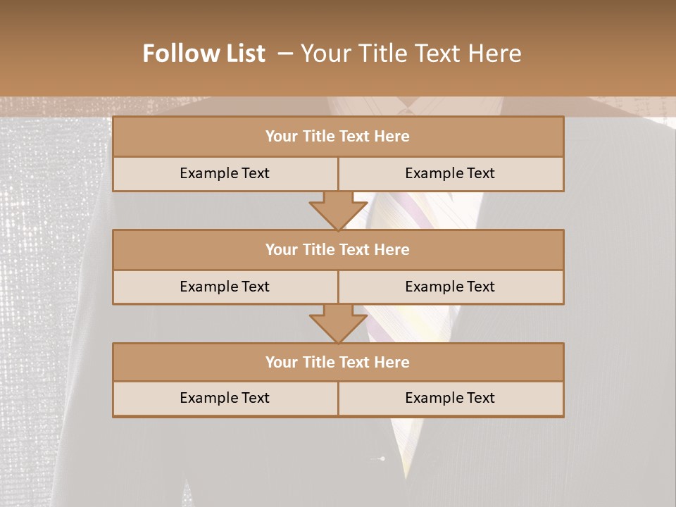 Boss Look Career PowerPoint Template