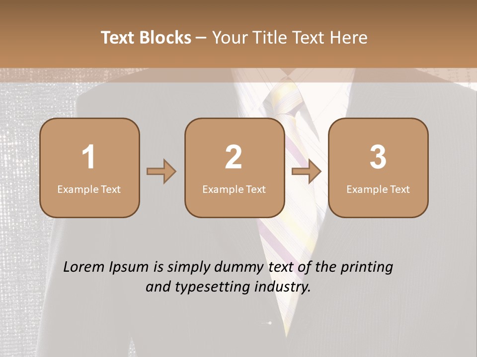 Boss Look Career PowerPoint Template