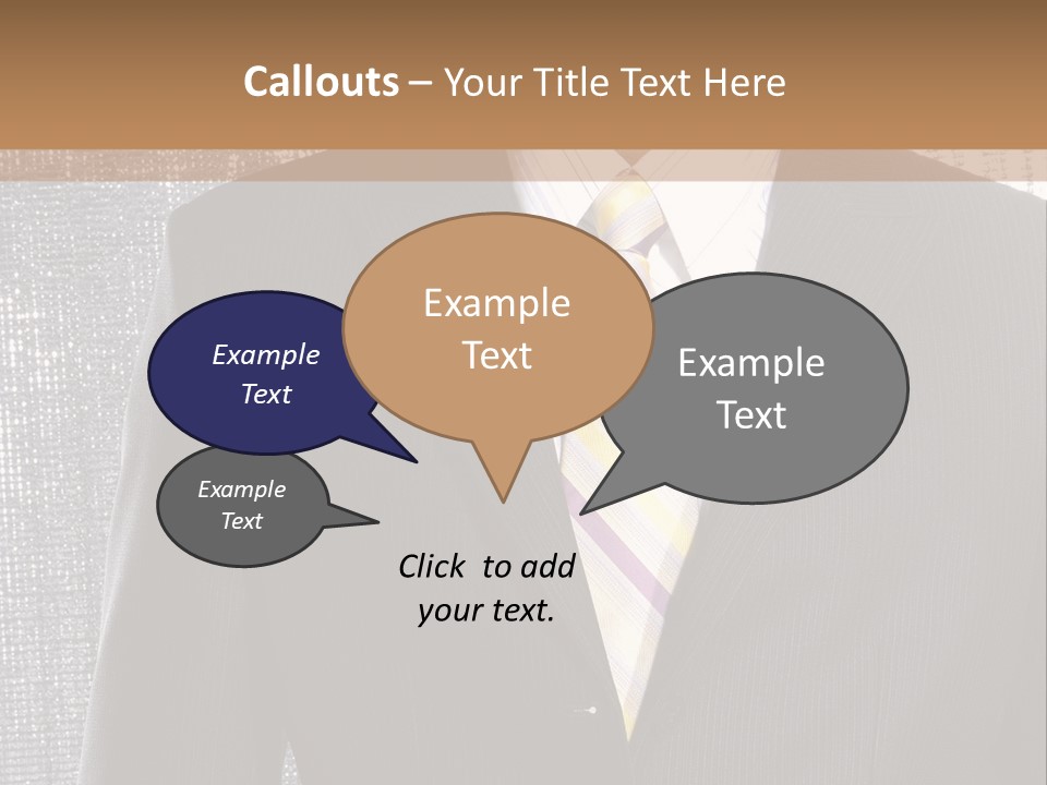 Boss Look Career PowerPoint Template
