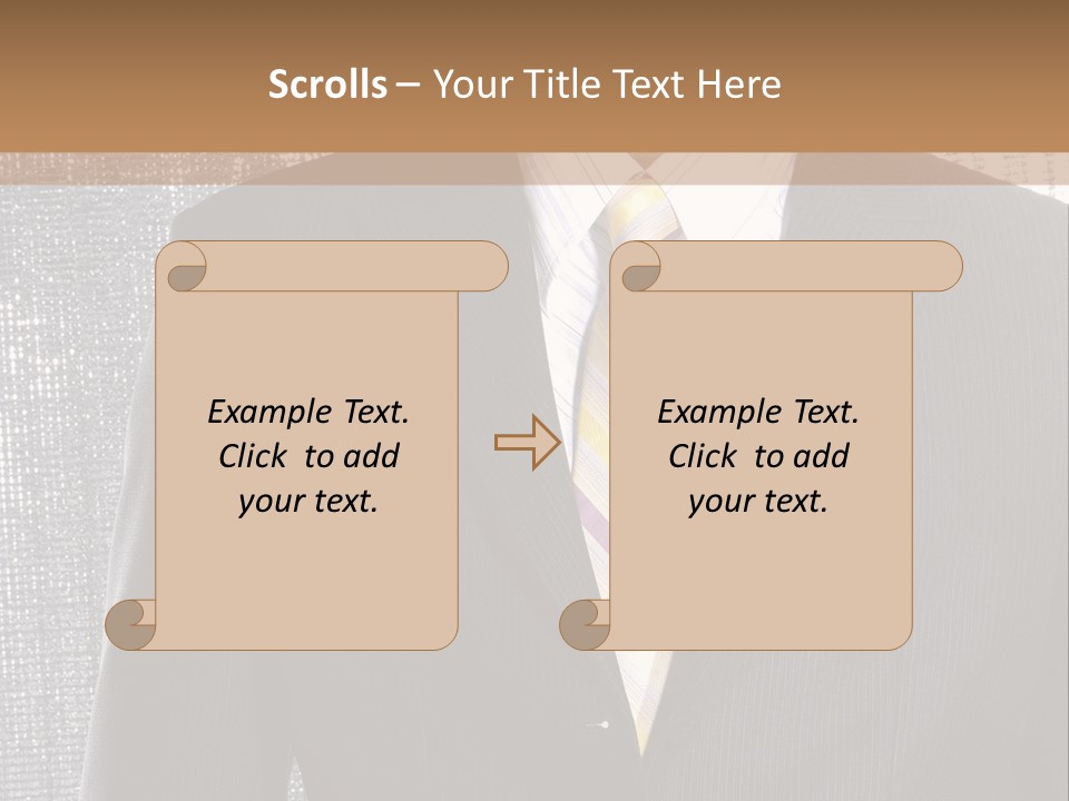 Boss Look Career PowerPoint Template