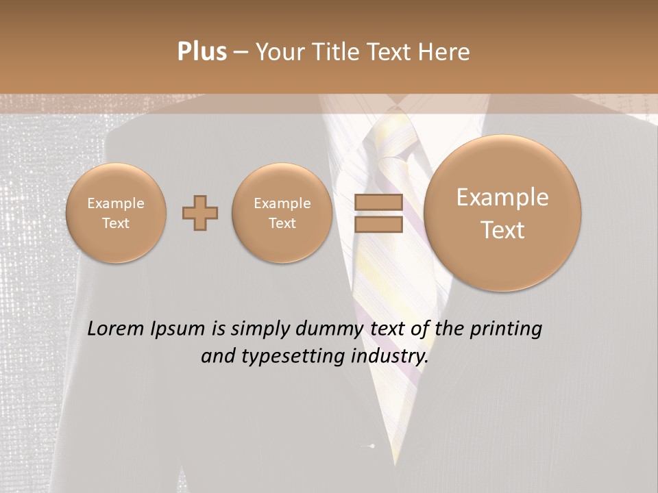 Boss Look Career PowerPoint Template