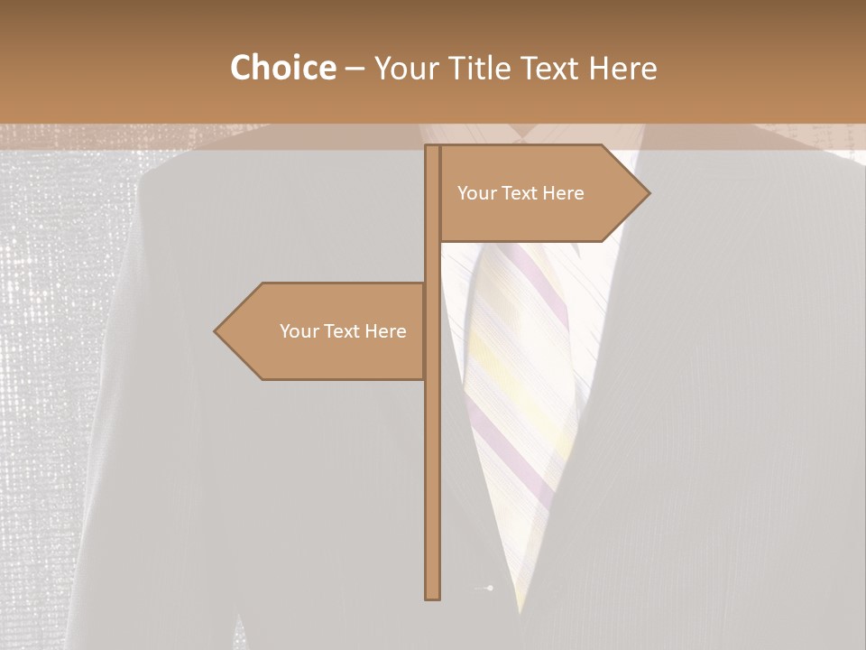 Boss Look Career PowerPoint Template