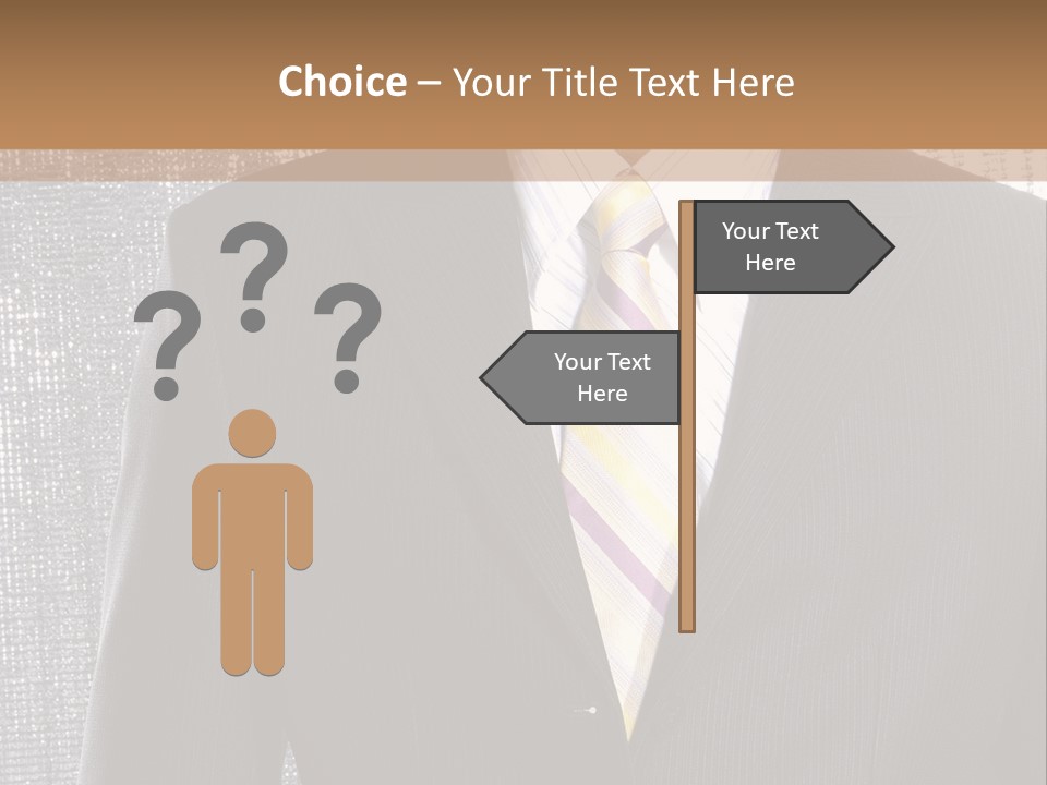 Boss Look Career PowerPoint Template