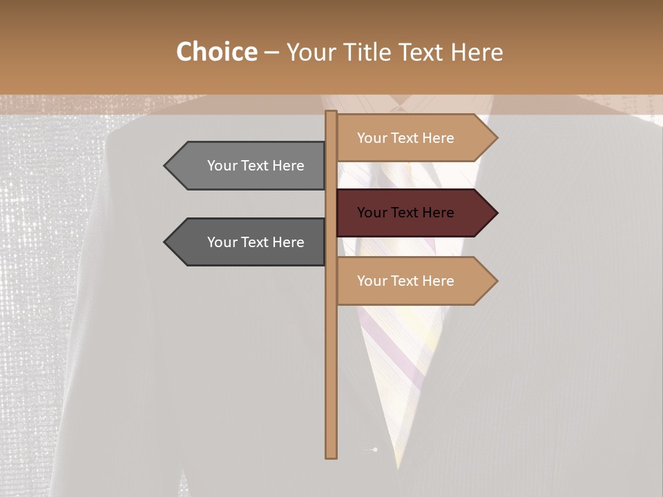 Boss Look Career PowerPoint Template