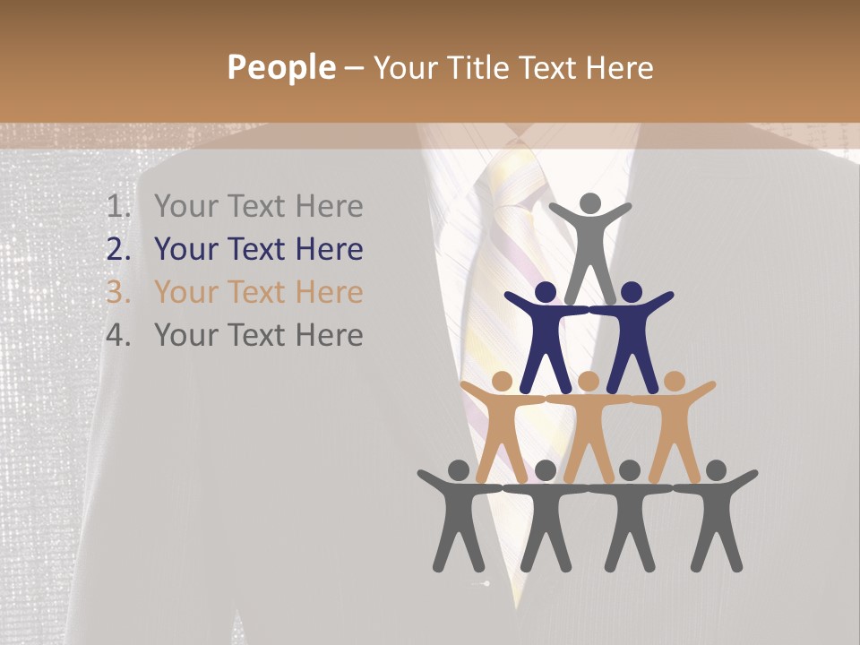Boss Look Career PowerPoint Template