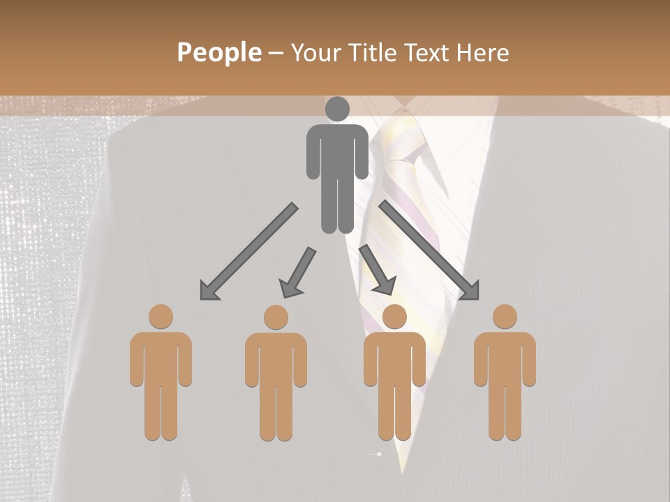 Boss Look Career PowerPoint Template