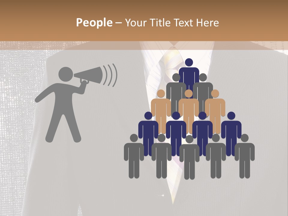 Boss Look Career PowerPoint Template