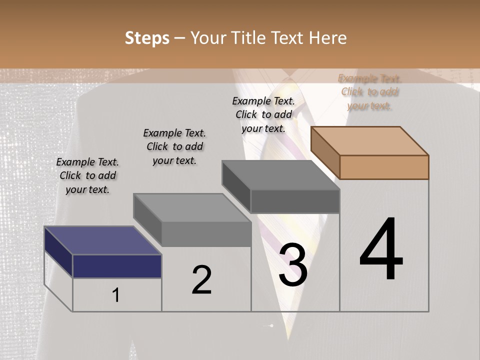 Boss Look Career PowerPoint Template