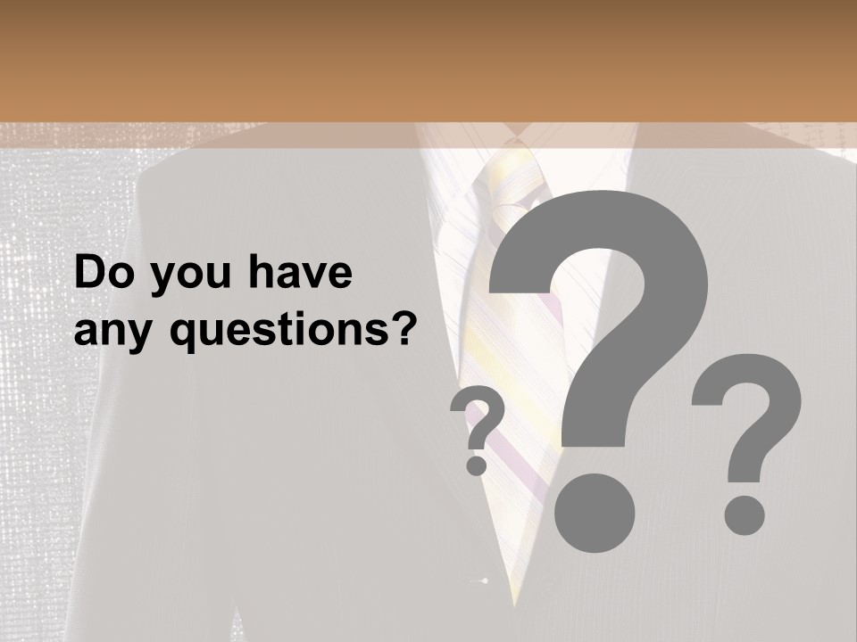 Boss Look Career PowerPoint Template