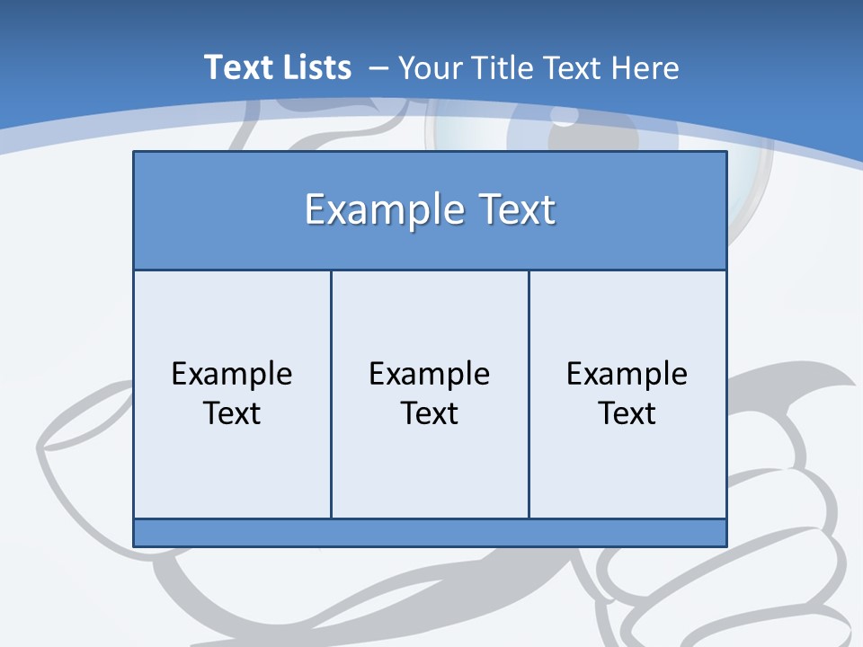 Hand Detective Glass PowerPoint Template