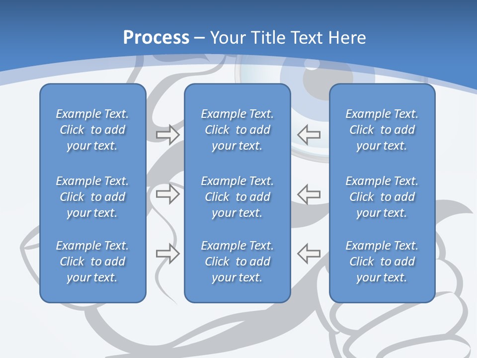 Hand Detective Glass PowerPoint Template