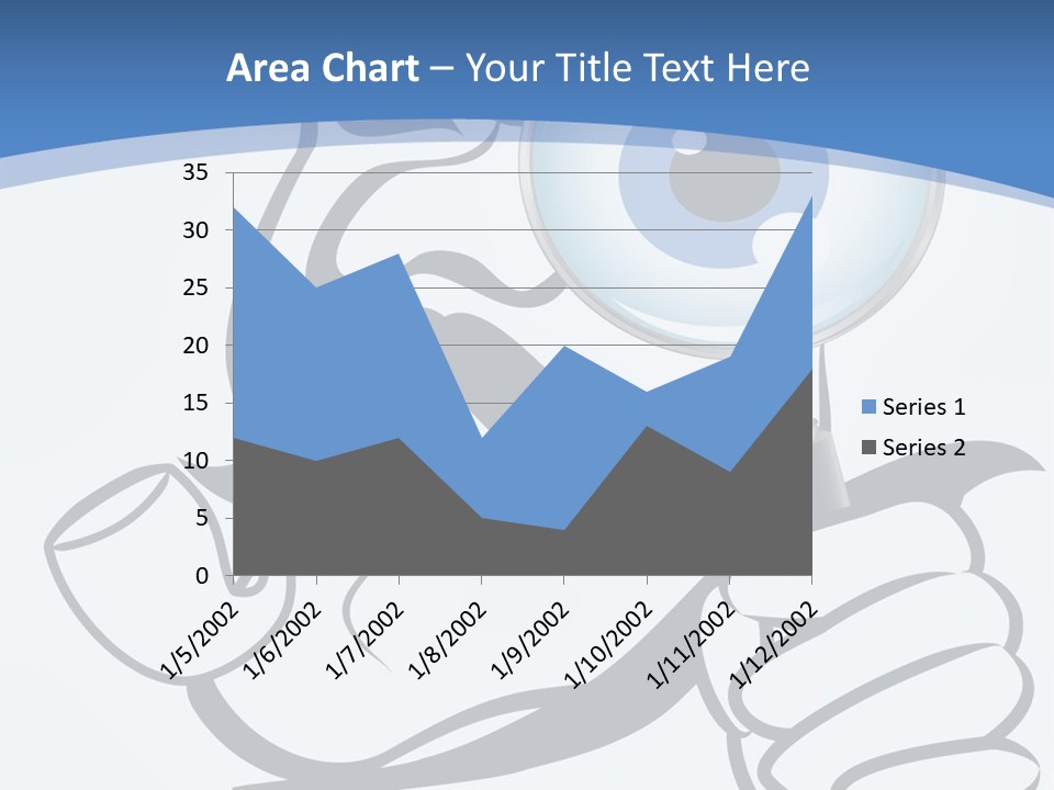Hand Detective Glass PowerPoint Template