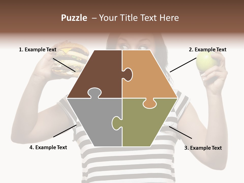 Block Man  PowerPoint Template