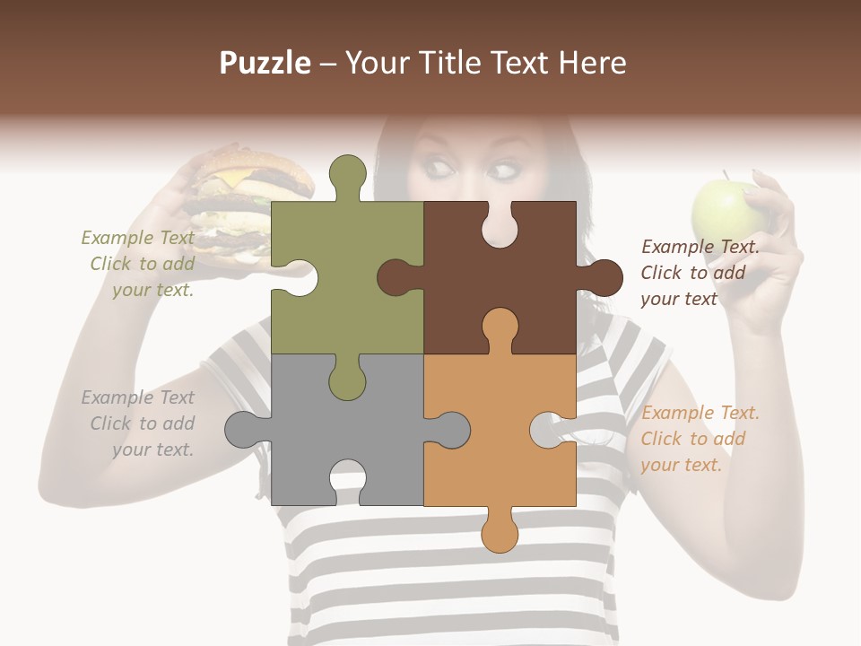 Block Man  PowerPoint Template