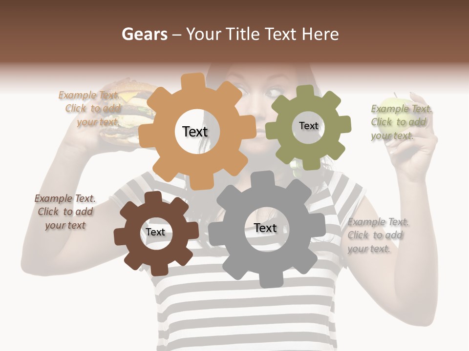 Block Man  PowerPoint Template