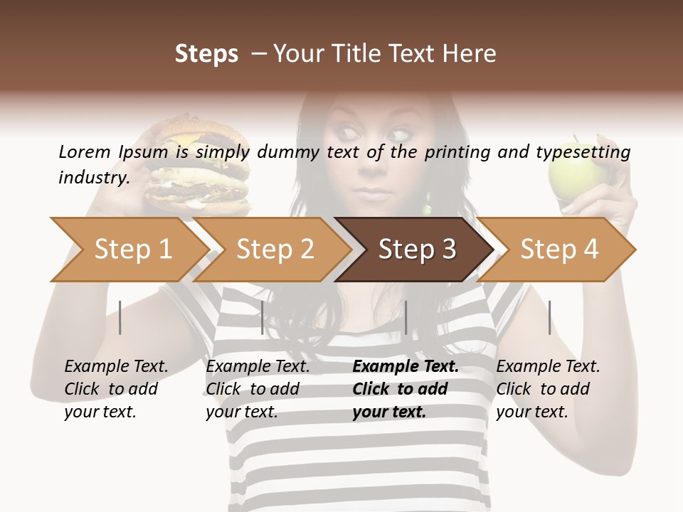 Block Man  PowerPoint Template