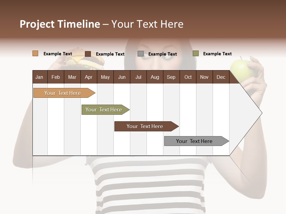 Block Man  PowerPoint Template