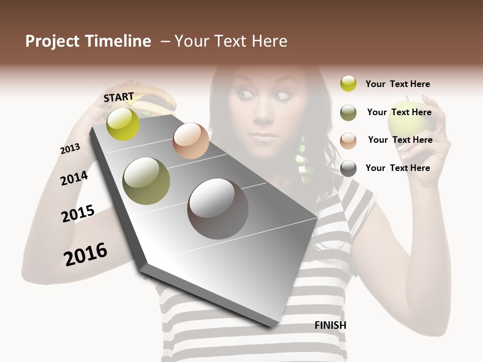 Block Man  PowerPoint Template