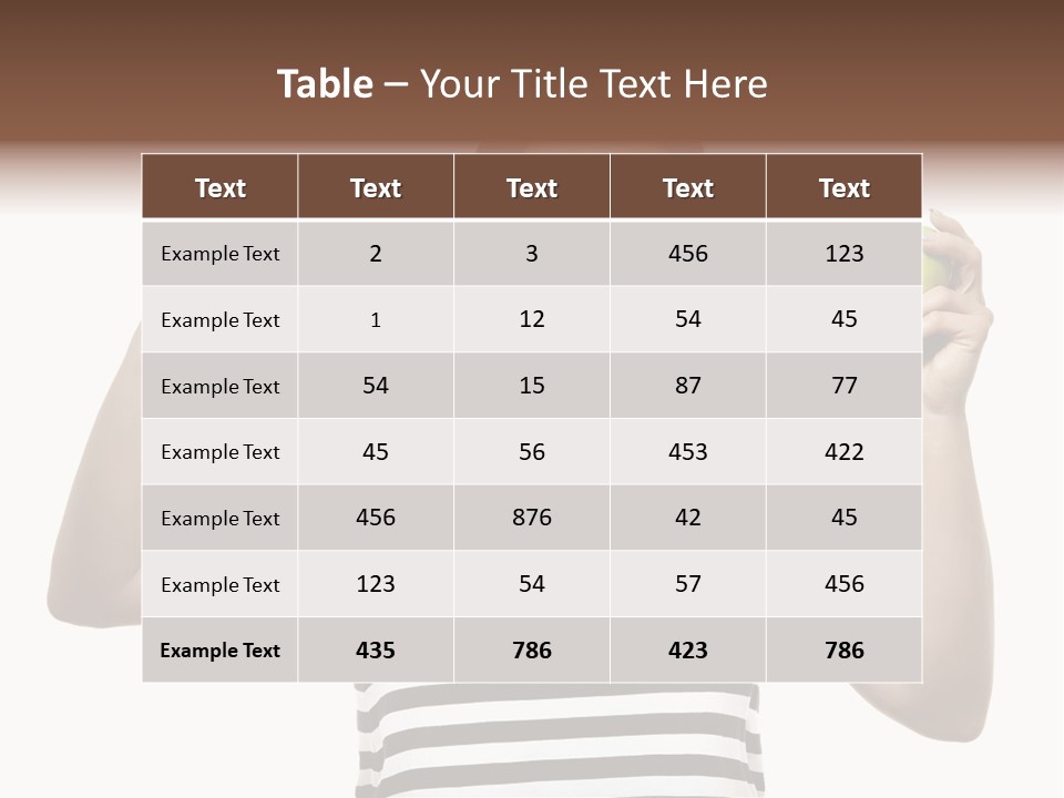 Block Man  PowerPoint Template