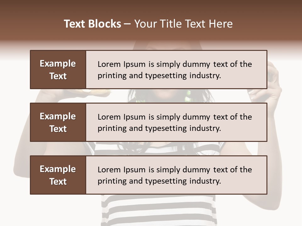 Block Man  PowerPoint Template