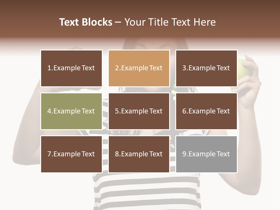 Block Man  PowerPoint Template