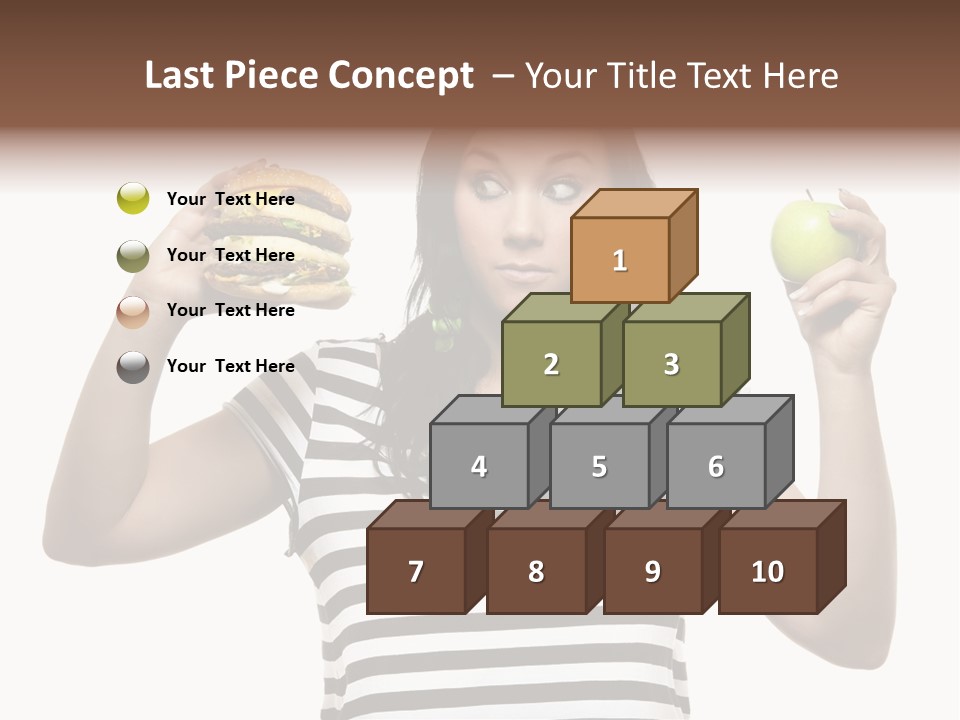 Block Man  PowerPoint Template