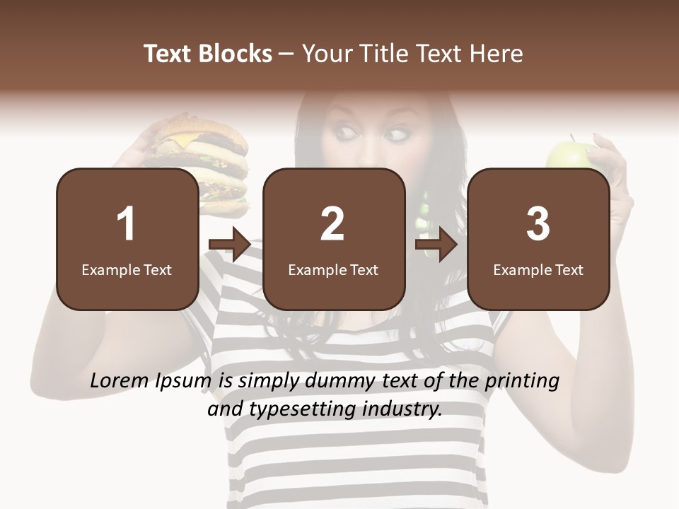 Block Man  PowerPoint Template