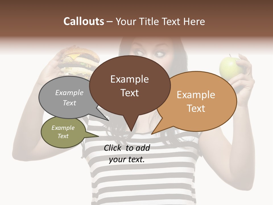 Block Man  PowerPoint Template