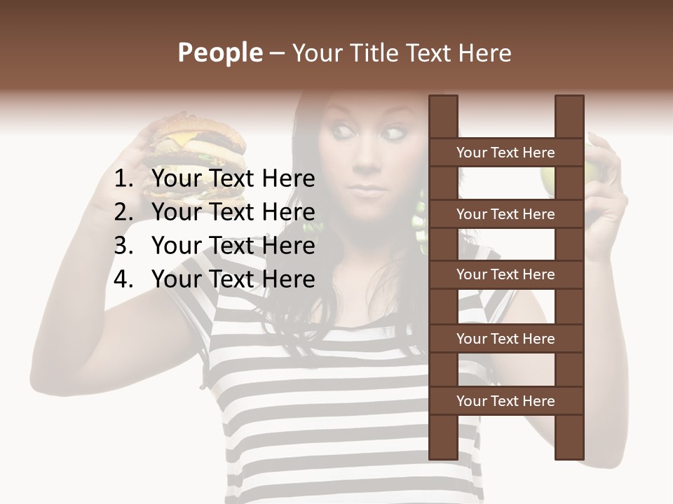 Block Man  PowerPoint Template