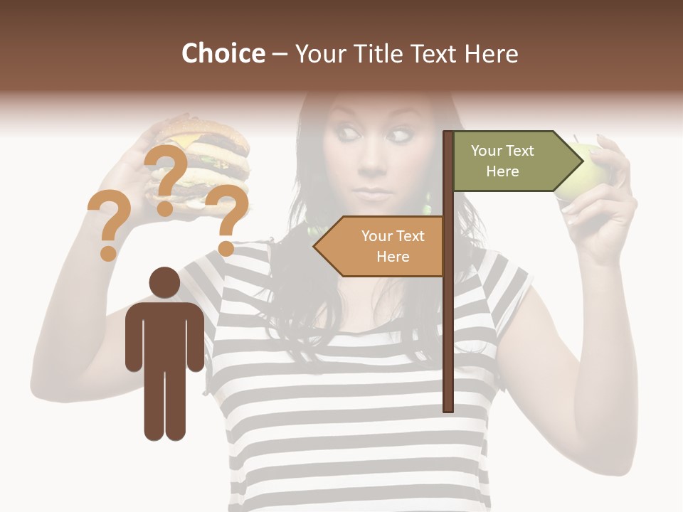 Block Man  PowerPoint Template