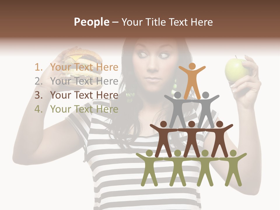 Block Man  PowerPoint Template