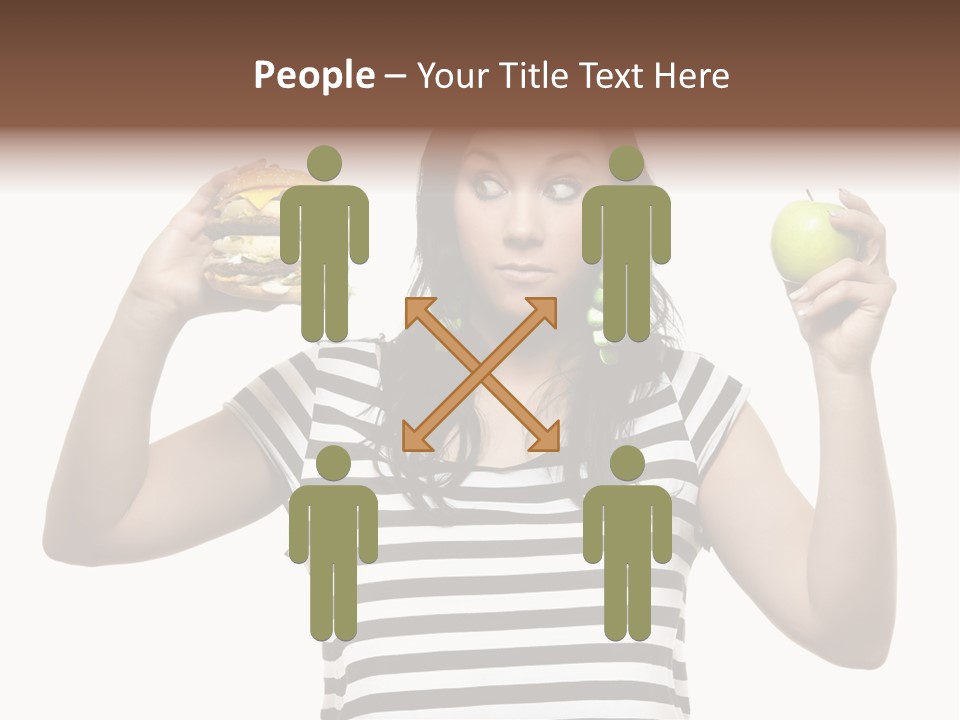 Block Man  PowerPoint Template