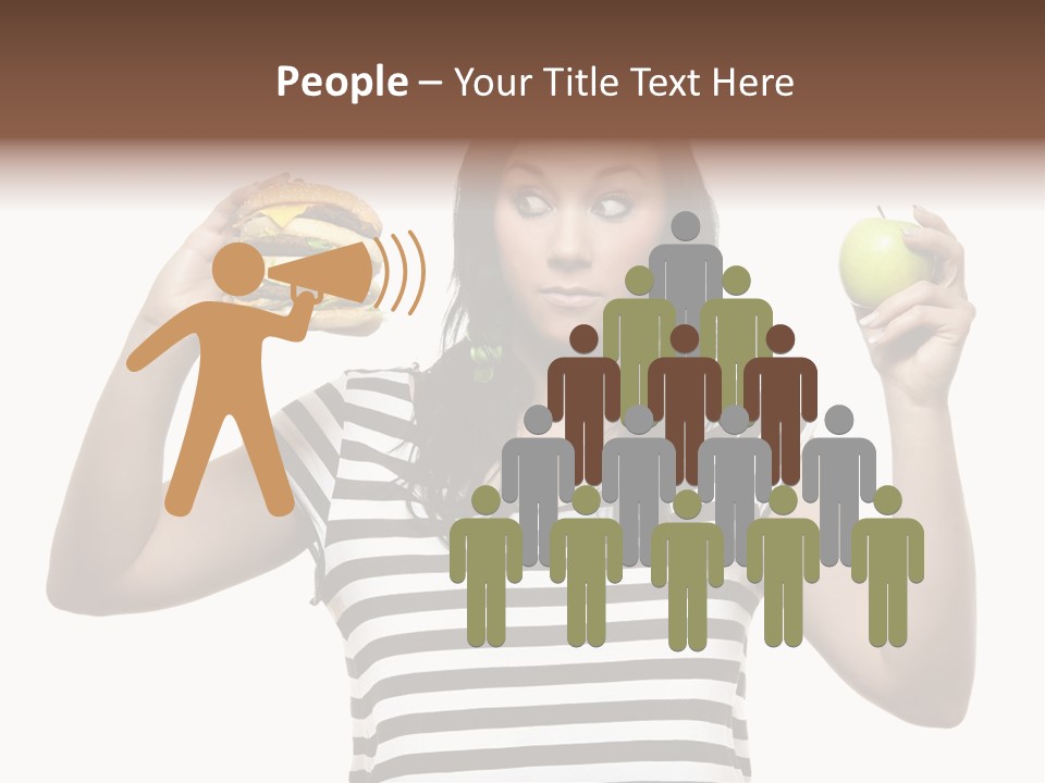 Block Man  PowerPoint Template