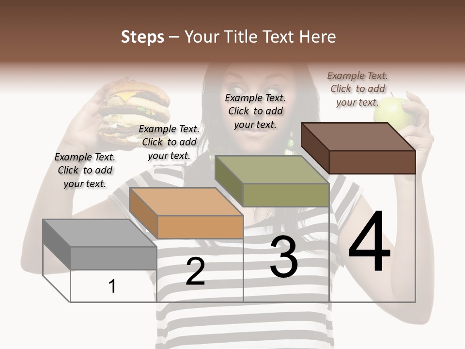 Block Man  PowerPoint Template