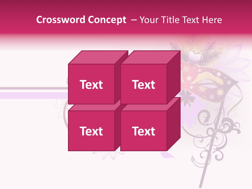 Costume Floral Celebration PowerPoint Template