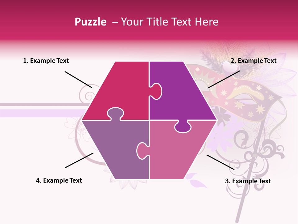 Costume Floral Celebration PowerPoint Template